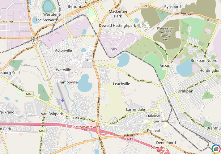 Map location of Leachville